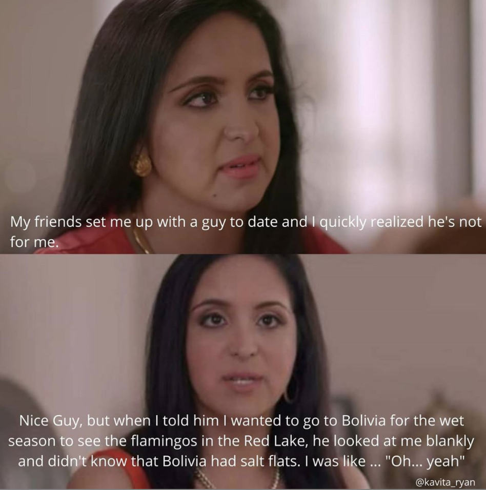 swipedtodeath's tweet image. Okay I know y&apos;all are keeping up with this show.. THOUGHTS?? We need to know!! #indianmatchmakingnetflix