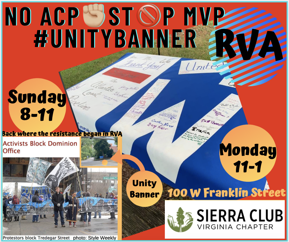 browncolleen's tweet photo. 📝The NO ACP ✊🏼ST🚫P MVP #UnityBanner Tour comes to Richmond 🌎🎬

🦋Sunday 7/26 8am to 11pm We celebrate the end of the ACP at the place where the resistance began for many in Richmond on Feb. 2015✊🏼
Tredegar Street, RVA

Monday 7/ 27 11am to 1pm 
100 West Franklin St, RVA https://t.co/9PwxsBhDb0