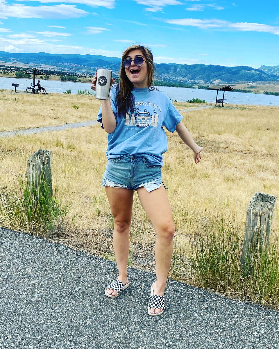 Courageousblend's tweet photo. Lake days with your favorite blend!! #coffeelover #coffeeshop #courageousblendcoffee #heroes https://t.co/ZCV6KIpeSr