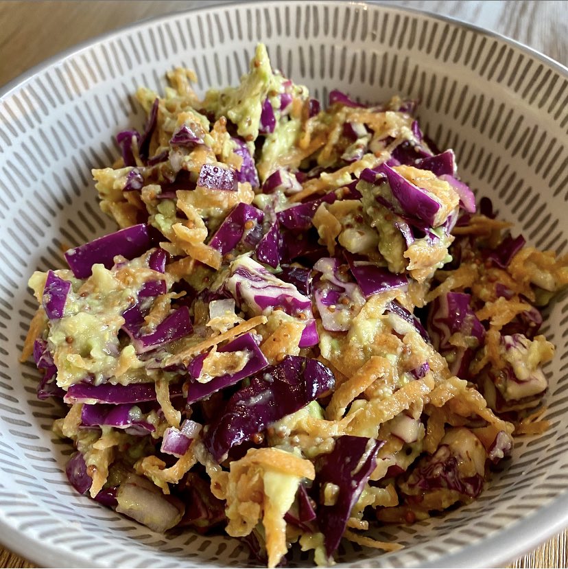 Try this dairy-free avocado slaw recipe 
aboutthetaste.wordpress.com/2015/04/01/avo…