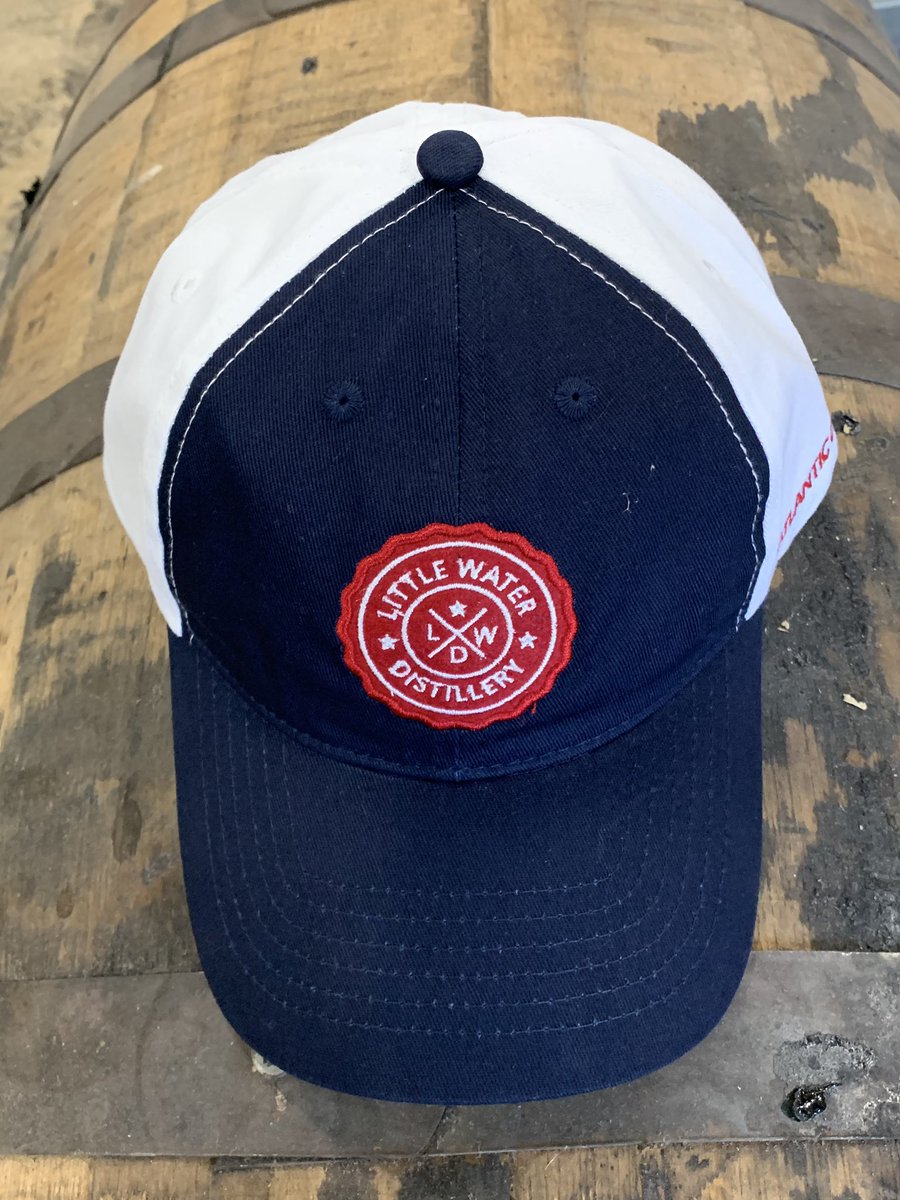 littlewaterdist's tweet photo. New Hats 🧢 just got in, just in time for baseball season.  Pick yours up today from 12-6p at the distillery for just $15. https://t.co/dX64MRPinu