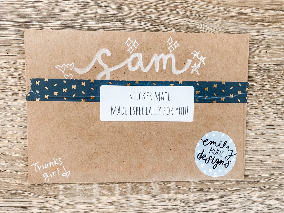 The cutest mail with the cutest stickers🤩 <a href="/emilybudzilek/">Emily Budzilek</a>
