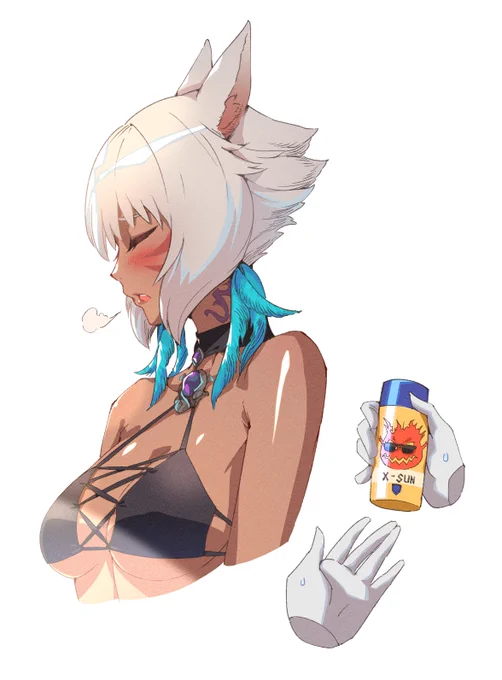 ☀️?️?‍⬛
#FFXIV #FF14 #ヤシュトラ 