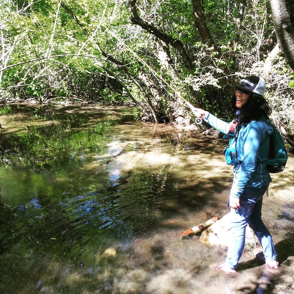 MKFlies's tweet photo. Joy 💜....can you tell? I must have missed dozens of hits and it made me laugh. This little spot Steve Ramirez and I discovered, to one passing by, looked insignificant. But that still, muddy and murky waters held many beautiful red band trout—- rising up like a Lotus. https://t.co/XHjTUdh5z1