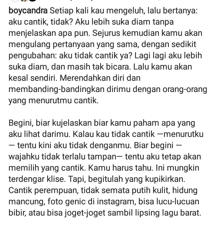 youryyar's tweet image. terima kasih sangat banyak pada @dsuperboy untuk runtutan katanya. mengingat cantik paras bukan satu-satunya jalan untuk dicintai. btw yang ditulisin istrinya, tapi yang baper kemana-mana.