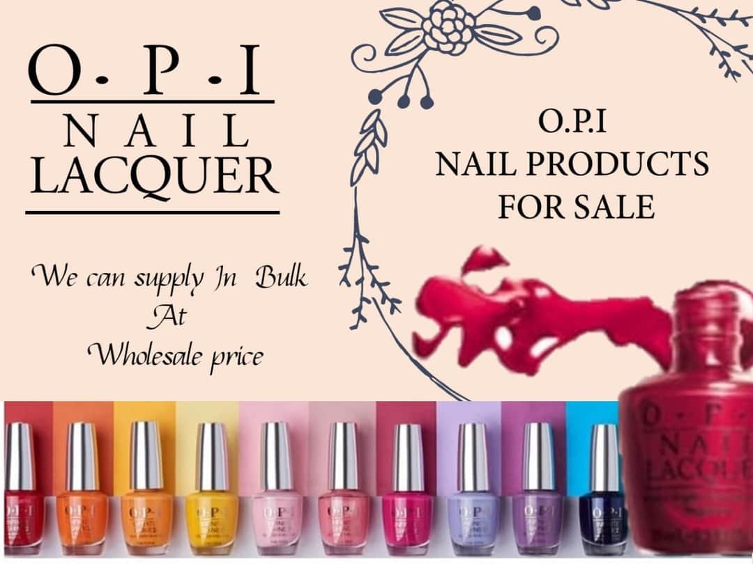 muchareka's tweet photo. #DJSBU 
Inbox for price list
O.P.I Nail products for sale at wholesale prices
Free Shipping included around South Africa https://t.co/R0PzNQvOfa