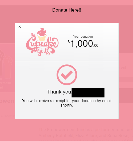 ElizaAllure's tweet photo. 💜Donated again to @FundEmpowerment 

The Empowerment fund is a performer fund created by @AmberlyPSO @BbwSofiaRose &amp; myself to help marginalized sex workers who are in need of financial assistance. 

To receive support contact @CupcakeGirlsOrg 

To donate https://t.co/NnNSpO4teI https://t.co/GnTvDVFNWx