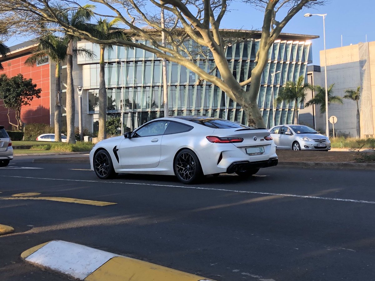 Spotted a BMW M8 Competition out and about. Looks so good. #dbnspotter #exoticspotsa