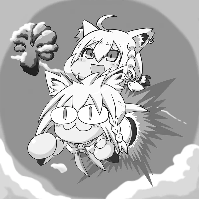 #絵をモノクロにするとかっこいい
フフフ…はたしてそうかな? 