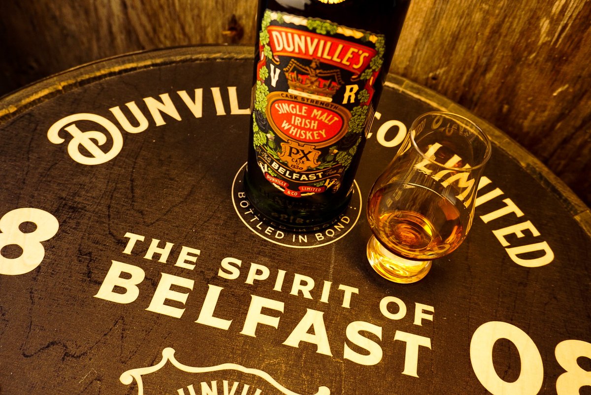 Tonight we're pouring something special to celebrate <a href="/BelWhiskeyWeek/">BelfastWhiskeyWeek</a> Cask Strength PX. Bold and uncompromising, like the city of its birth. It might just put us in the mood to release another cask... 
#SpiritofBelfast #BelfastWhiskeyWeek #DunvillesWhiskey