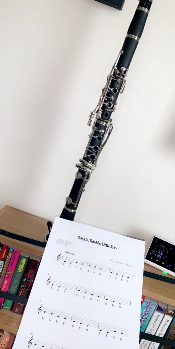 Always time to learn new things...#DayOne #Clarinet #LearnAnInstrument