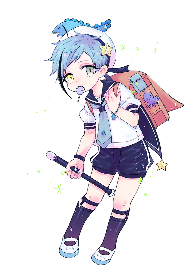 「ふろいど・りーち6さい(ランドセル装備) 」|ヨシノリ🍺柵のイラスト