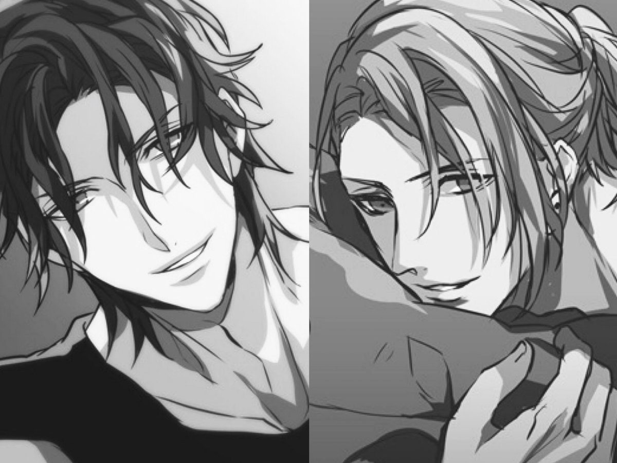 #絵をモノクロにするとかっこいい
レンくんの髪をモノクロにした時、私はトーン貼る派 