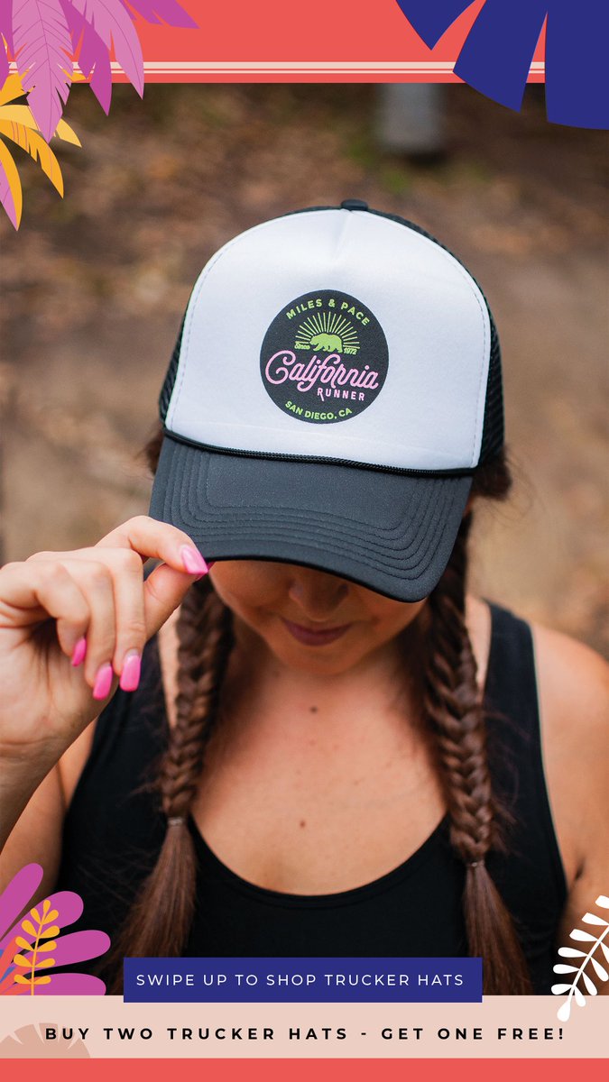 milesandpace's tweet photo. SHOP —> https://t.co/9fXA8jkkF4 

Buy Two, Get One F R E E on all trucker hats.

Discount applied at check out. 
#run #runner #runchat https://t.co/ksJK7FcJj0