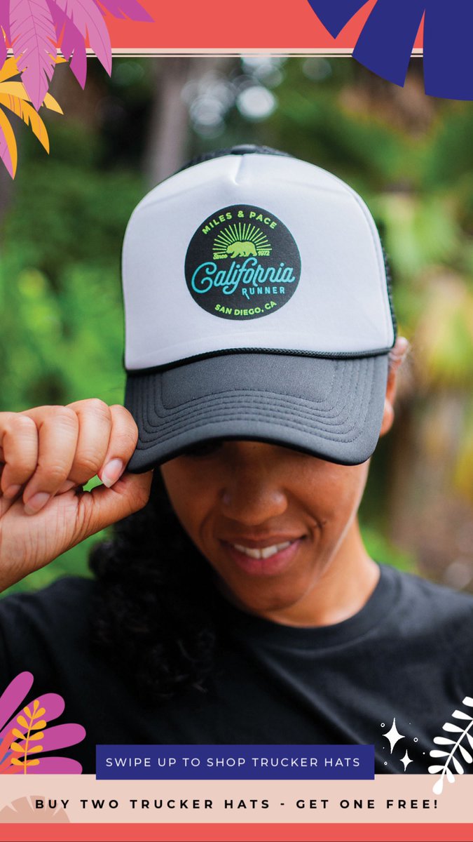 SHOP —> milesandpace.com 

Buy Two, Get One F R E E on all trucker hats.

Discount applied at check out. 
#run #runner #runchat