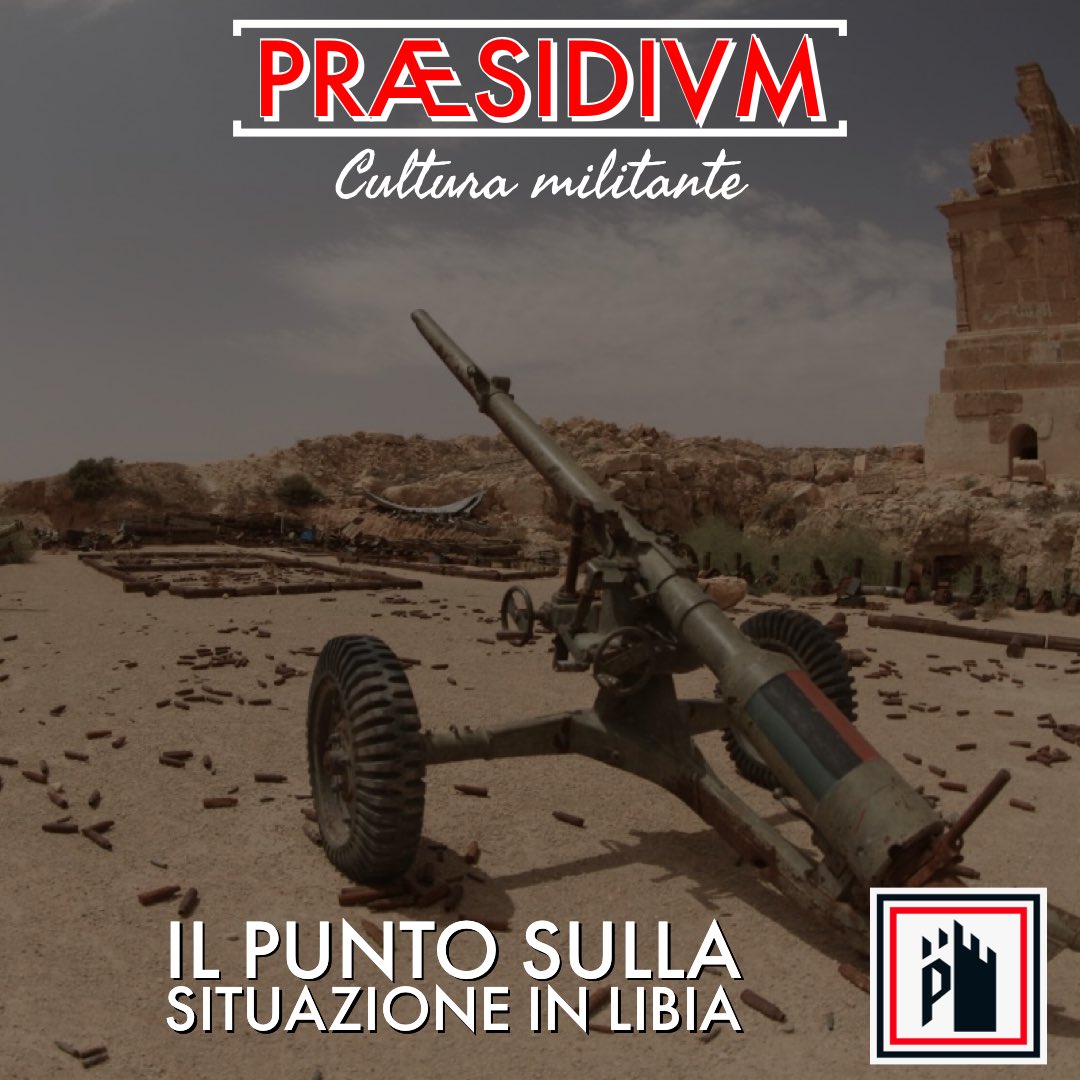 praesidivm's tweet image. Il punto della situazione in #Libia raccontato da Corrado Corradi, ex-incursore #ColMoschin. Una guerra civile infinita che sta lasciando spazio alla fitna tra #wahhabiti e Fratelli Musulmani.
rivistapraesidium.it/2020/07/25/il-…