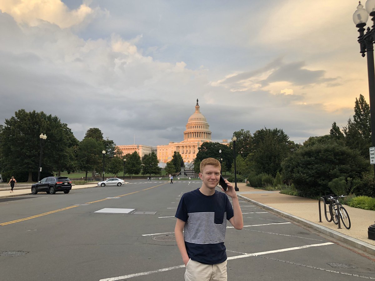 realdanielnich's tweet photo. got to spend a week at home AND make calls out front of Kat’s future office :)) #flapol #fl03 #teamkat #katforcongress @Kat_Cammack https://t.co/7TnWyTrlqU