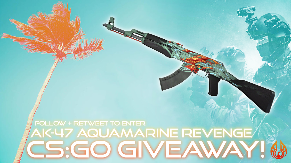 RISE_ESC's tweet photo. On the sixth day of Christmas RISE Esports gave to me.... one Factory New AK Aquamarine Revenge! Follow and retweet for a chance to win today's #ChristmasInJuly prize. Don't forget to spread the Holiday cheer tag a friend!

#CSGOGiveaway 
#CSGO https://t.co/4ICqmt5qg6