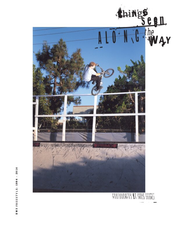 Things Seen Along the Way
BMX Freestyle 1994-2014

ISBN: 978-0-578-73276-3

Limited Edition. 
400 pages. Hardcover. 
All photos and design by me. On press now. 

Also, Fuck Trump.