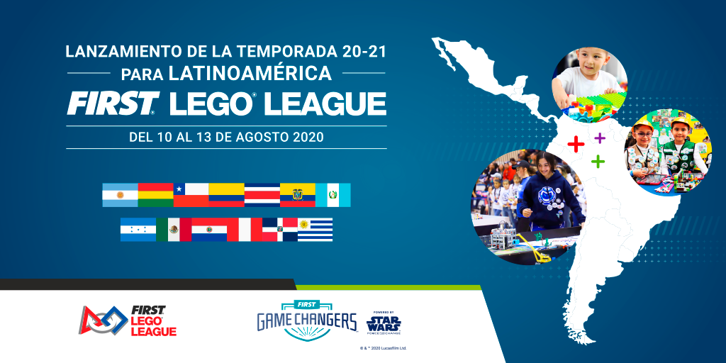 SoyRobotiX's tweet photo. ¡Sé parte de FIRST LEGO League!
Únete al lanzamiento para Latinoamérica de la nueva Temporada 20-21:
GAME CHANGERS by Star Wars: Force for Change.
Regístrate en: https://t.co/Ptx49YRSnM
Del 10 al 13 de Agosto a las 16 hrs. México (GTM-5) #LATAMFLL #FIRSTINSPIRES https://t.co/yOc8zA2zo1