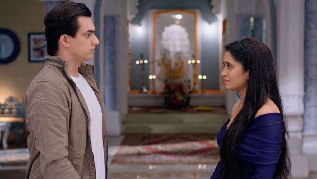 He enters the house bearing great news,But she knows there's more to the truth.In front of her, the pain he's kept to himself,Falls as a tear & confirms her suspicions too.When she confronts him suspecting something to be wrong,a lone tear almost betrays him. #yrkkh  #kaira