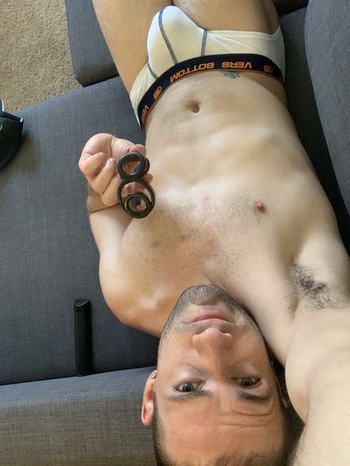 Can’t fingure out if this is a cock ring or Chinese finger puzzle ? #gay #curbwear @curbwear https://t