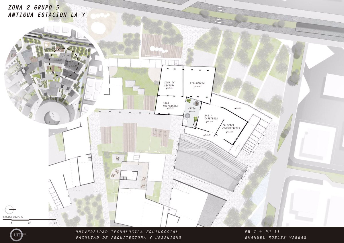 EmanuelRobles3's tweet photo. #PatioMatBuilding @FauUte_PBIPUII el patio debe estar concebido como un eje articulador del programa arquitectónico, en este caso se encuentra ubicado en una zona interior en un núcleo de circulación que une actividades comerciales con actividades educativas https://t.co/ApoGIv8yhe