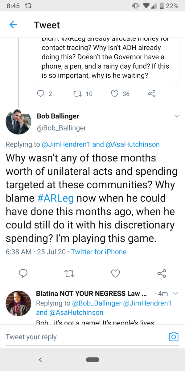 I call them shenanigans, Bob Ballinger called them games. “I’m playing this game,” Bob tweeted this morning, referring to his battle against the governor’s effort to use federal funds to stop the spread of Covid.