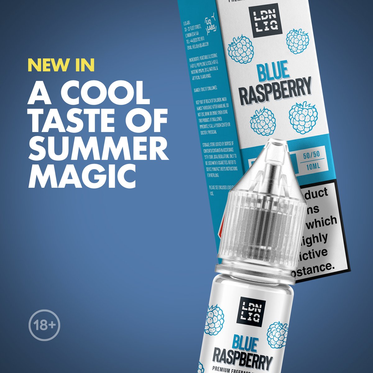 UKECIGSTORE's tweet photo. A delicious fruity blend of sweet blueberries and fresh raspberries that have subtle cool refreshing taste similar to a slushie.
#Bluerasberry calling! π Only at https://t.co/vqYm68mJkn
#ldnliq #eliquid #ejuice #vapeshop #ukecigstore #vapedeal #vapebundle #10ml #vapesworldwide https://t.co/RzQ0ystNEM