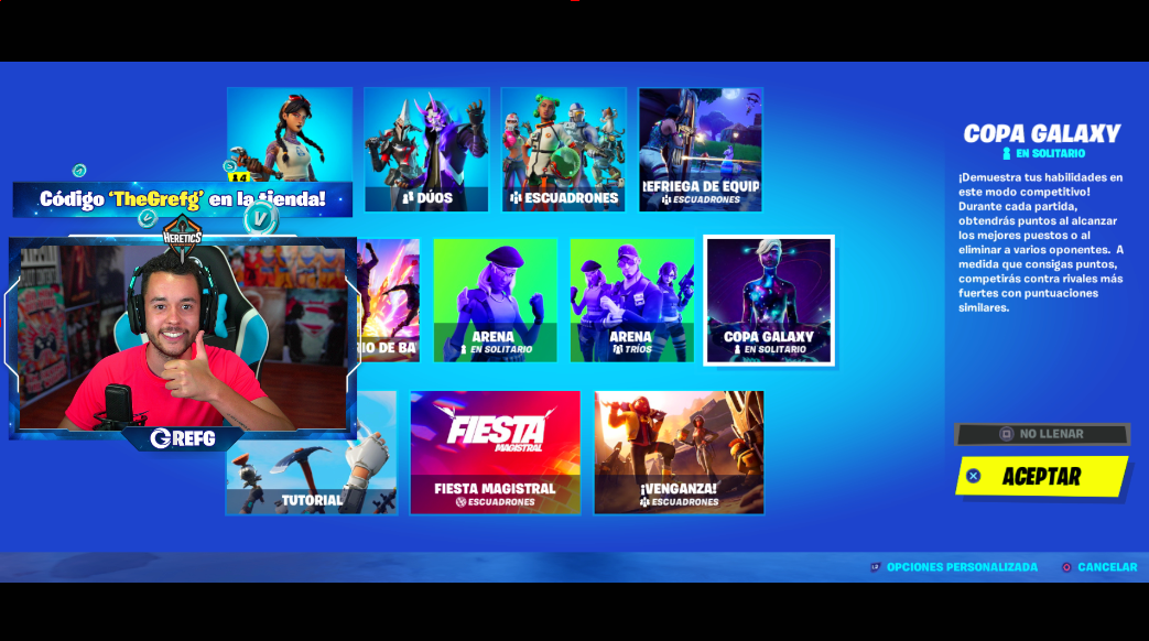 TheGrefg's tweet photo. 🏆💜 EL MOMENTO HA LLEGADO 💜🏆

JUGANDO LA GALAXY CUP EN MÓVIL PARA CONSEGUIR LA NUEVA SKIN EXCLUSIVA DE FORTNITE

1 RT = 1 APOYO 🙌🏻▶ https://t.co/hWQuFo0UxU https://t.co/MjFFuGwEmn