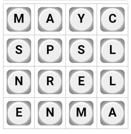 nazlocksmith's tweet photo. It time for #BoggleSaturday! How many words can you find in two minutes? https://t.co/kVwn4yMgE1