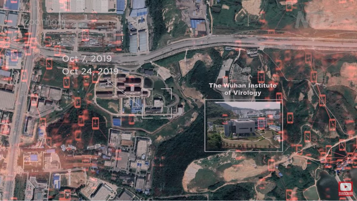 4) Europeans also found that between October 7th & October 24th 2019, cell phone activity was nil near the  #Wuhan Institute of Virology. What "hazardous activity" was happening which made the Communist government shut down mobile phones for weeks? Surely not the military games.