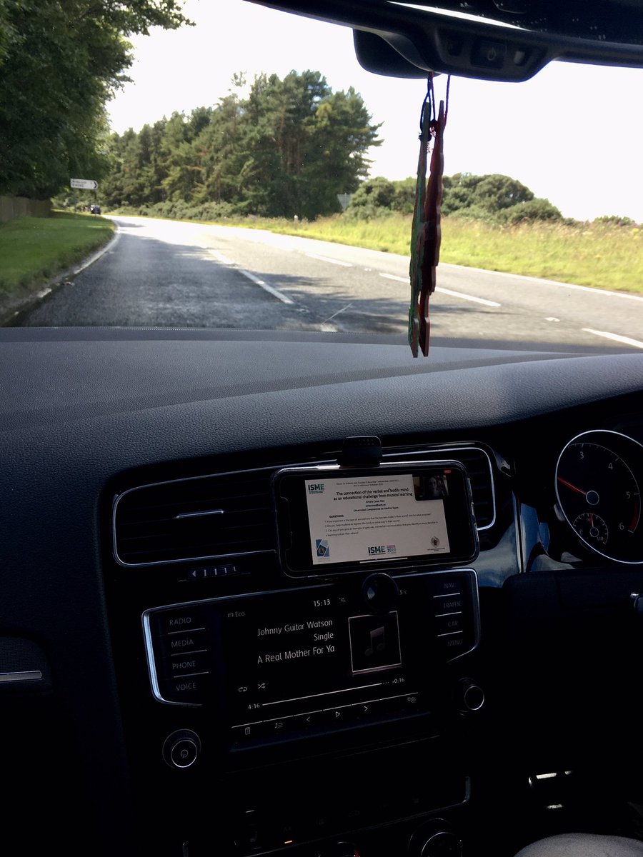 akapaulineblack's tweet photo. Great that I was able to watch @official_isme @Mistec4 #MISTEC online today during my car journey as we travelled to the west coast of Scotland. This is the ultimate in accessible #MusicEducation conferencing! @bradmerrick @alexruthmann @bowe_dr https://t.co/cfX9QxOdwt