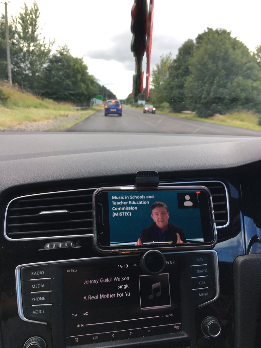 akapaulineblack's tweet photo. Great that I was able to watch @official_isme @Mistec4 #MISTEC online today during my car journey as we travelled to the west coast of Scotland. This is the ultimate in accessible #MusicEducation conferencing! @bradmerrick @alexruthmann @bowe_dr https://t.co/cfX9QxOdwt