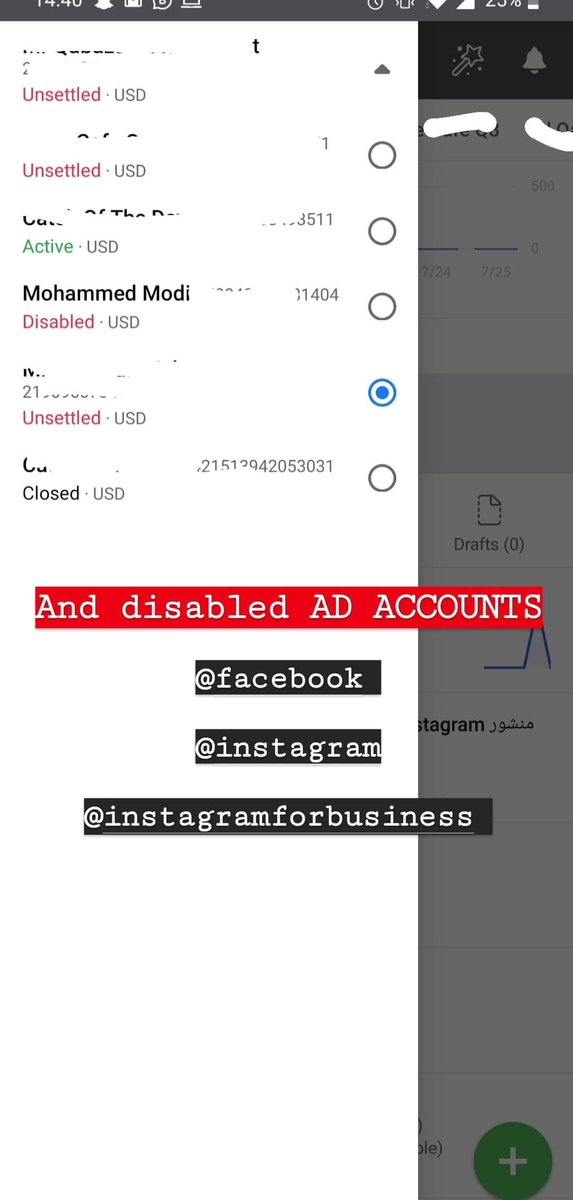 modi96_'s tweet photo. Those who are out there running ads on #facebook and #instagram stay alert nothing is secured on Social Media.
@Facebook @instagram Planning to reply on this issue? 
#socialmedia #sponsoredad #facebook #instagram #instagramhacked #facebookhacked https://t.co/lqPIULFc9M