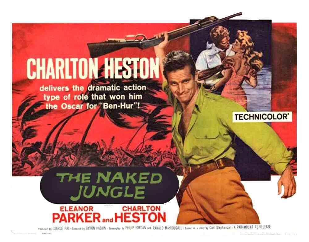 Exuccc's tweet photo. Titulada com a Marabunta per l’atac de formigues (1954), la tensió sexual entre Eleanor Parker i Charlton Heston és una de les més agosarades dels anys 50. Grandíssim Technicolor sota la mà del productor George Pal, que també produiria ���The Time Machine” i “The War of the Worlds” https://t.co/QFa2o6SU6E