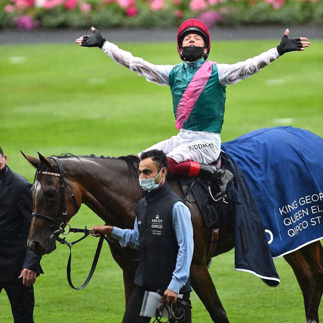 HTalentMgmt's tweet photo. History makers!!๐๐๐
A massive #congratulations to our client @FrankieDettori on winning the #KingGeorge at Ascot today!๐๐ปโฃโฃโฃ
โฃโฃโฃ
Making #racing history with this being a record-breaking third King George for Frankie and Enable!๐
Incredible!! #GoEnable https://t.co/uKIXGc5bFX