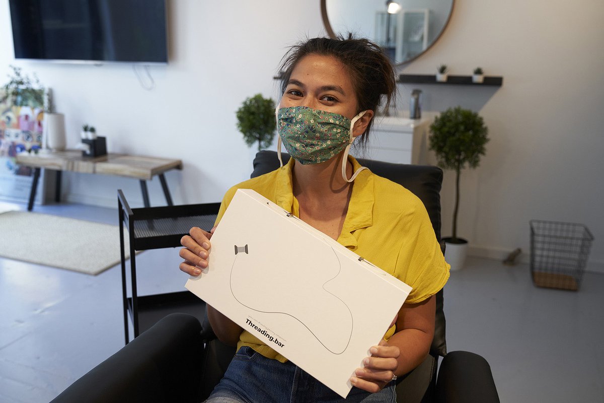 BarThreading's tweet photo. human expression is now limited with masking and physical distancing. Brows help to frame our masked faces to express ourselves. @JohnTory we’re here waiting to thread and tint your brows! Thank you for stopping by @BarThreading @stacktmarket https://t.co/5IhbGcQ9hT
