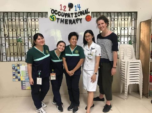 OT__adventures's tweet photo. Flashing back to January when I was welcomed by wonderful OTs, students and assistants at the National Center for Mental health in the Philippines. It was an eye opening experience and I learnt so much! Spot the giant below! 😆 #OTacrossborders #internationalOT  #OTPhilippines https://t.co/y80z2mRzZn