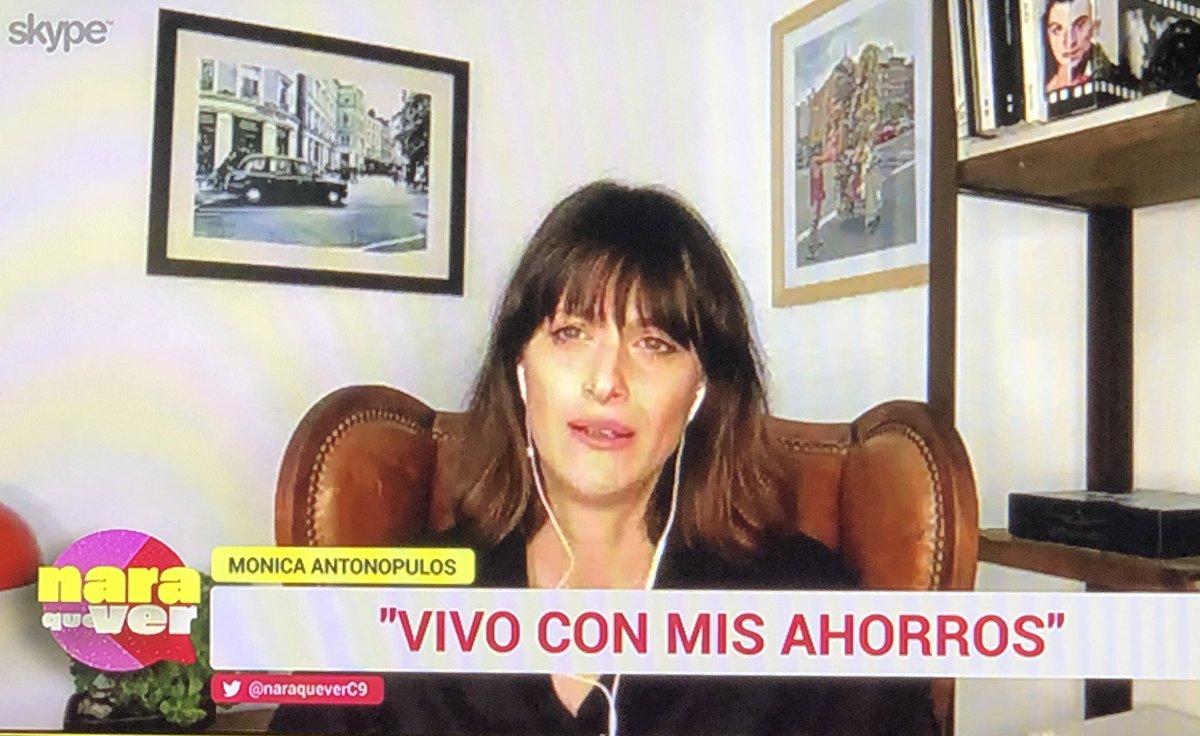 naraquever's tweet photo. “Vivo con mis ahorros” @Monnantonopulos ya en #naraquever con @naraquever y @momigiardina por @canal9oficial https://t.co/DT9Q1bfyll