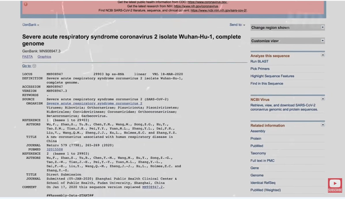 9) Another lab, outside Wuhan completed gene sequence by Jan 5th. On Jan 11 they published on a global website & informed genome sequence to the world about  #Covid19 for the first time. Communists punished that lab, but shutting it down the very next day.Every lab was warned.