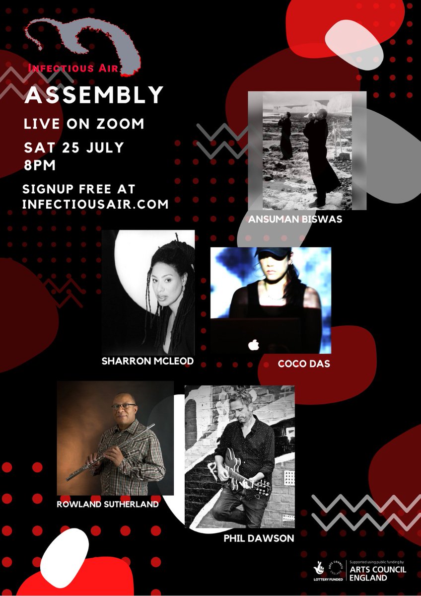 AirInfectious's tweet photo. Tonight Infectious Air Session 5 "Assembly" 20:00 (UK Time). Register at https://t.co/WMyGiGS4Sl for the Zoom Link. Check out the trailer - https://t.co/jnQ8Mt3AR6 https://t.co/zooRQvrMyb