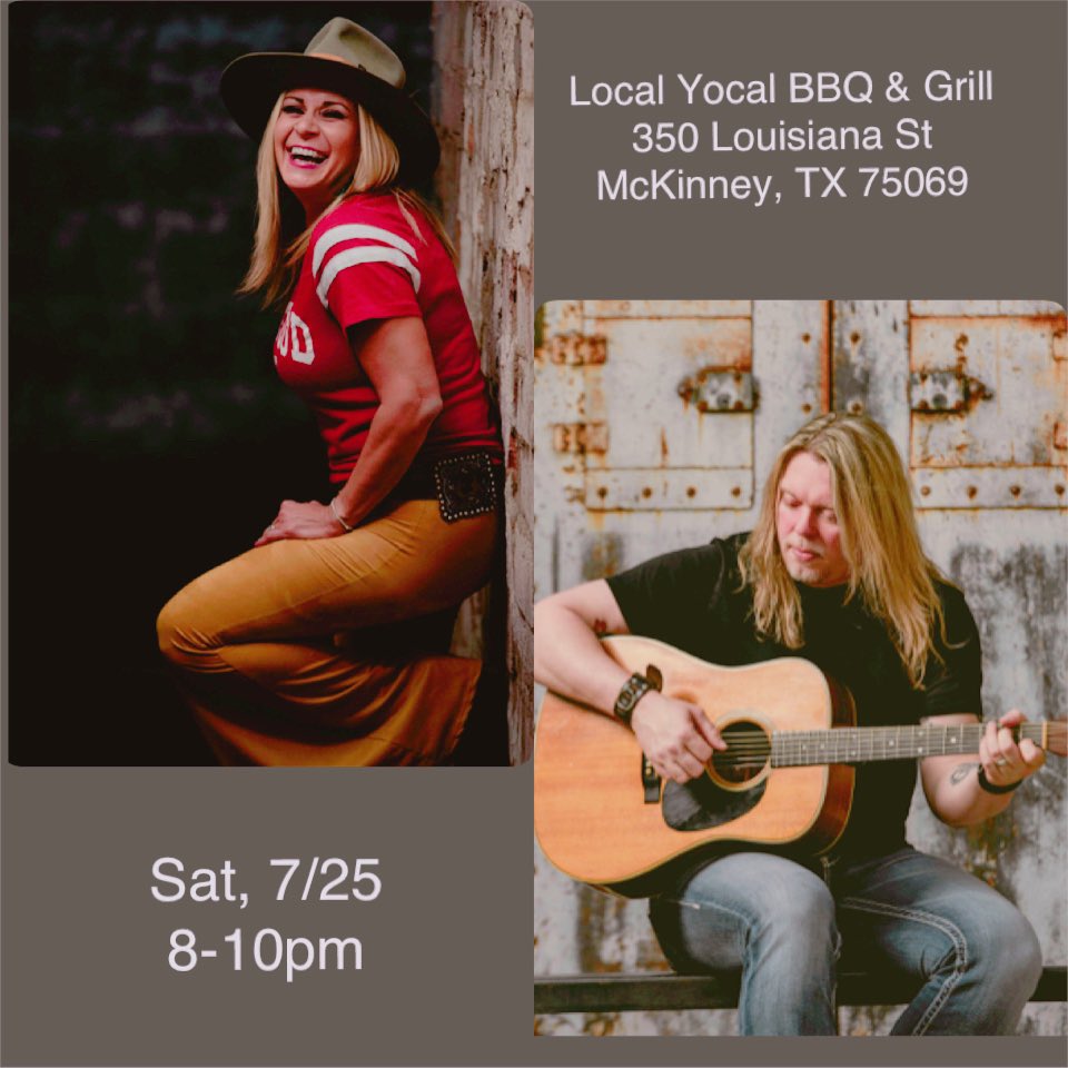 chaz_marie's tweet photo. Tonight! @qhope and I 8-10p at @LocalYocalBBQ in McKinney, TX Outside, in a huge tent withsides open. AMAZING food and people. See ya soon! #quintenhope #chazmarie #localyocal #BBQ #drinks #outside #livemusic #dfw #mckinneytx #acoustic #countrysoul #blues #rock #singersongwriter https://t.co/Q0O3gOILFc