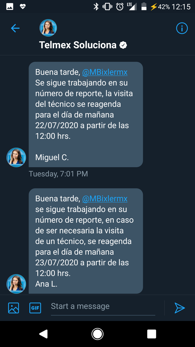 MBixlermx's tweet photo. @TELMEXSoluciona @Profeco @IFT_MX 

Reportes 43678406, 43945433, 43988937, 44077516, 44251852, 14283736, 54546882. TODOS SIN SOLUCIÓN. Más de 2 semanas sin servicio. Múltiples citas reprogramadas. Cuando van a solucionar esto #Telmex ? https://t.co/YkNHphLe7k