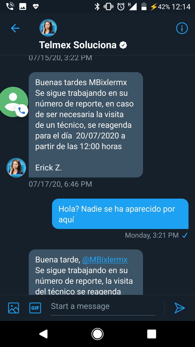 MBixlermx's tweet photo. @TELMEXSoluciona @Profeco @IFT_MX 

Reportes 43678406, 43945433, 43988937, 44077516, 44251852, 14283736, 54546882. TODOS SIN SOLUCIÓN. Más de 2 semanas sin servicio. Múltiples citas reprogramadas. Cuando van a solucionar esto #Telmex ? https://t.co/YkNHphLe7k