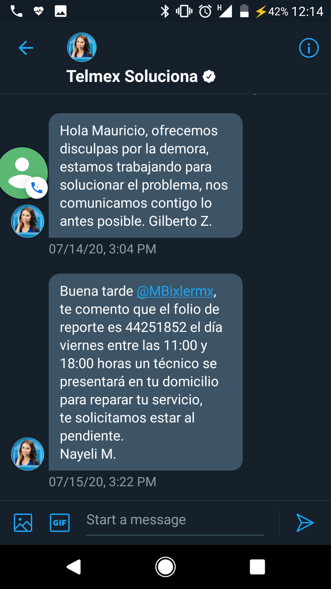 MBixlermx's tweet photo. @TELMEXSoluciona @Profeco @IFT_MX 

Reportes 43678406, 43945433, 43988937, 44077516, 44251852, 14283736, 54546882. TODOS SIN SOLUCIÓN. Más de 2 semanas sin servicio. Múltiples citas reprogramadas. Cuando van a solucionar esto #Telmex ? https://t.co/YkNHphLe7k