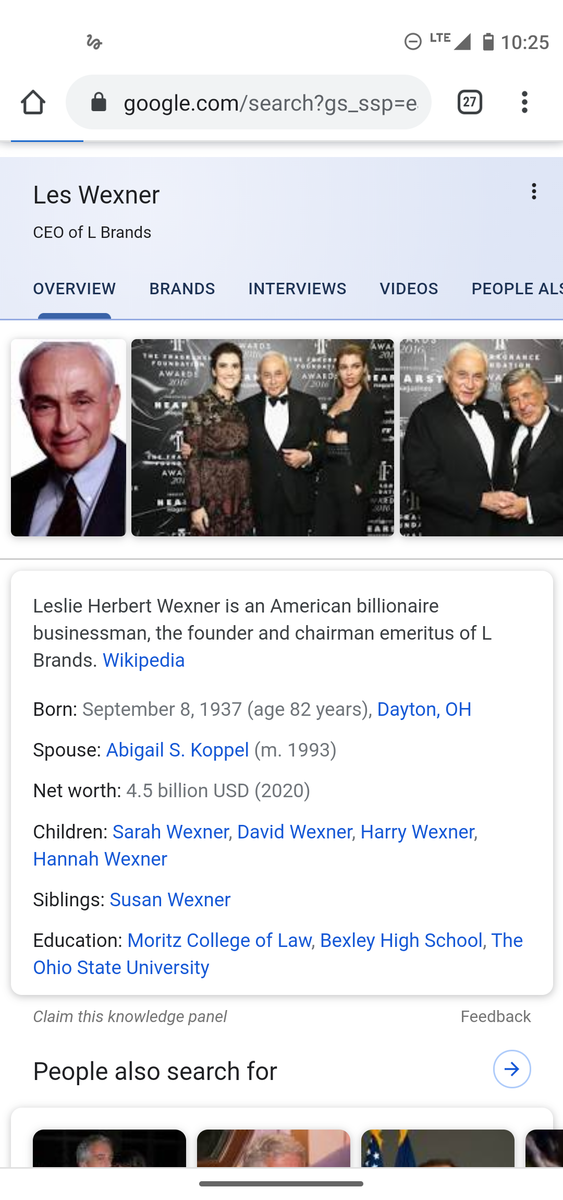 eleleth7's tweet photo. ATTN: PUBLIC SERVICE ANNOUNCEMENT, STILL AT LARGE: .LESLIE WEXNER. #LesWexner  wanted in connection w/ #Epstein #nxivm #bronfmans #adnankhashoggi #barryseal #southernairtransport #megagroup #9/11attack #rickenbacker airport #limitedco #GhislaineMaxwellArrested #ChildTrafficking https://t.co/taBQMyFzc6