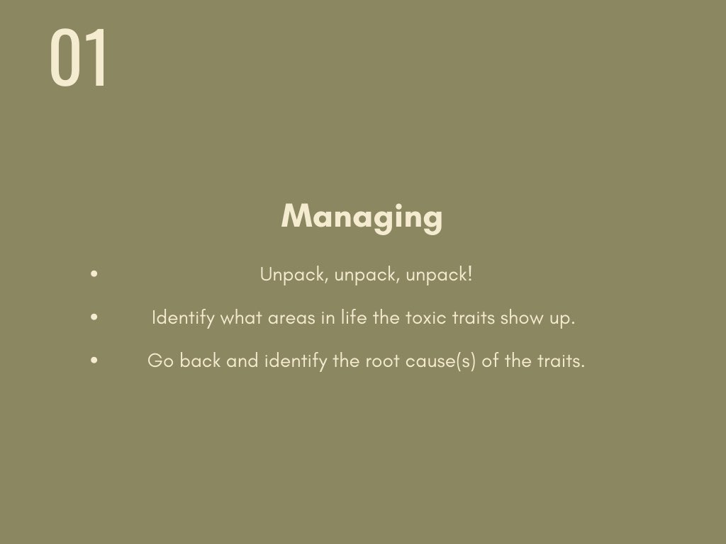 IOBranding's tweet photo. Check out these examples and stages to go through to overcome toxic traits. We also encourage you to mediate on Romans 12:2. Overcoming toxic behavior is all about mind renewal 🙌🏾 https://t.co/NNs0cOa11f