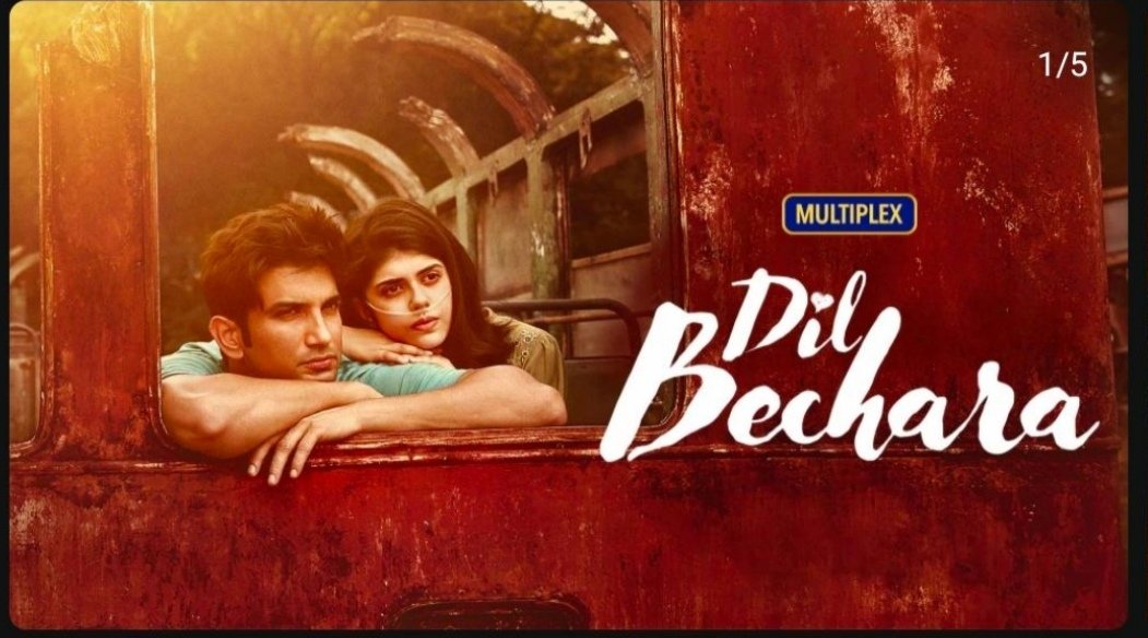 ramjha1996's tweet photo. Bachpan me nani kahti thi Ek tha Raja Ek thi Rani Dono mar gyi khtam khani what a movie SSR we miss you bhai Lords of love @itsSSR @sanjanasanghi96 ❤️❤️❤️😘😘and congratulations @CastingChhabra for debut movie well done sir #DilBechara https://t.co/q69ooQx1KU