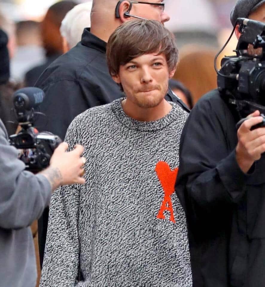 0nllyTheBrave's tweet photo. Tl dead? Here’s Louis when he first saw his billboard in Times Square https://t.co/vc6z6Z4RVG
